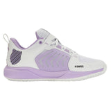 K-Swiss Ultrashot Team Women's Tennis Shoe (White/Purple)