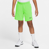 Nike Boys' Court Flex Ace Shorts (Lime Glow/Black)
