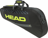 Head Base S 3 Racquet Bag Black/Yellow