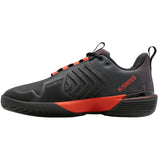 K-Swiss Ultrashot 3 Men's Tennis Shoe (Asphalt/Black/Orange)