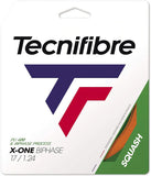 Tecnifibre X-One Biphase 17 Squash String (Orange)