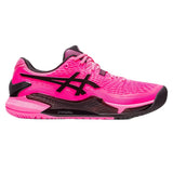 Asics Gel Resolution 9 Men's Tennis Shoe (Pink/Black) - RacquetGuys.ca