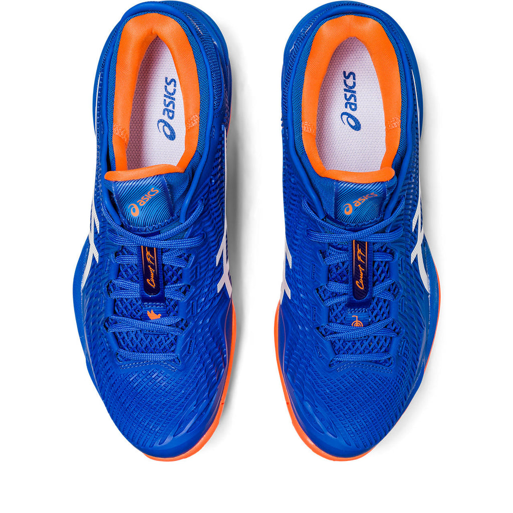 Asics Court FF 3 Novak Tennis Shoe (Blue/White) | RacquetGuys