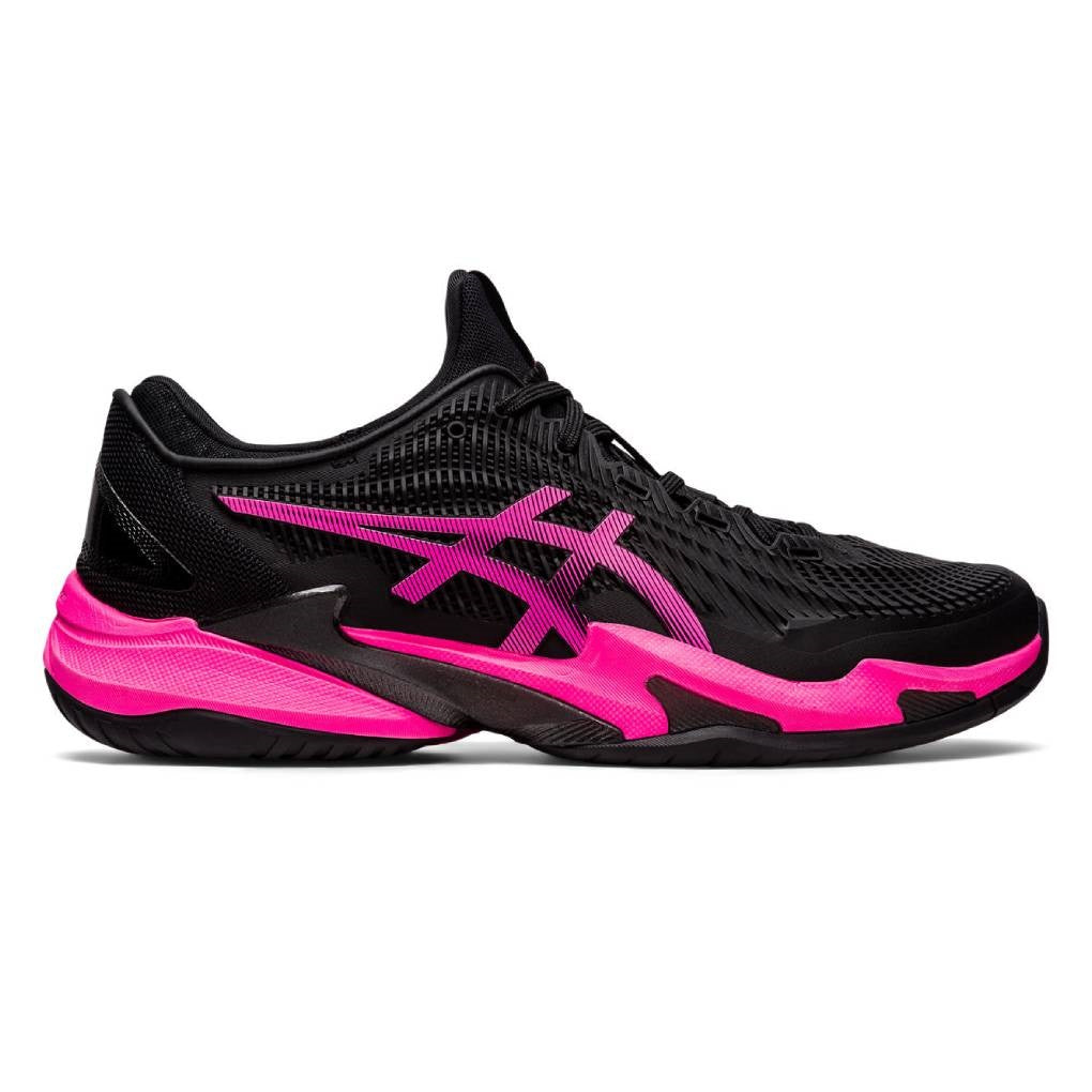 Asics Court FF 3 Men's Tennis Shoe (Black/Pink) | RacquetGuys
