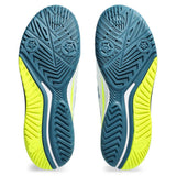Asics Gel Resolution 9 Wide Men's Tennis Shoe (White/Teal)