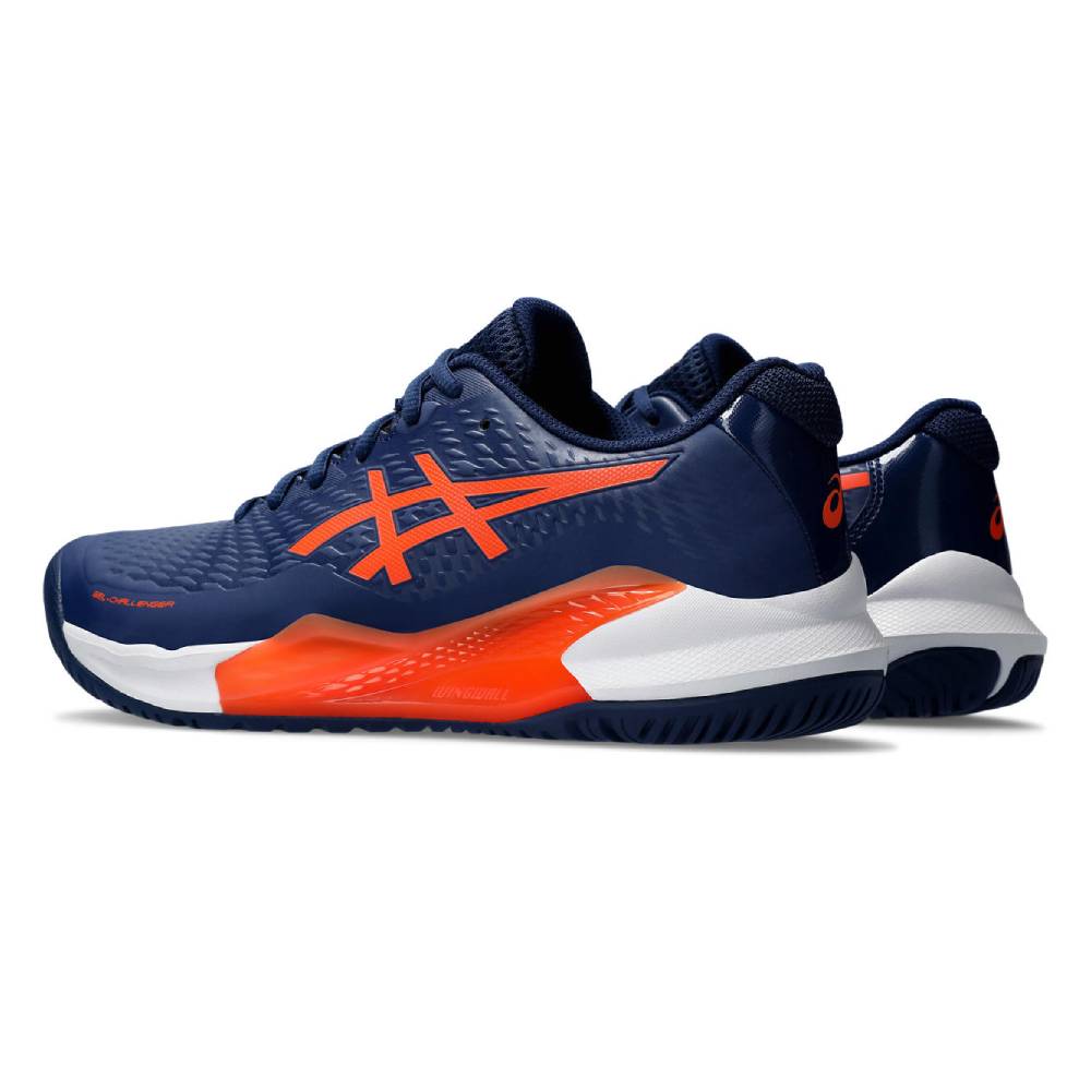Asics Gel Challenger 14 Men's Tennis Shoe (Blue/Orange)
