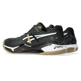Asics Gel Resolution 9 Men's Tennis Shoe (Black/Brown) - RacquetGuys.ca