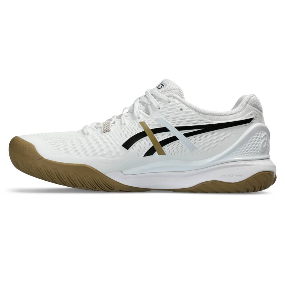 Asics Gel Resolution 9 X HUGO BOSS Men's Tennis Shoe (White/Black)