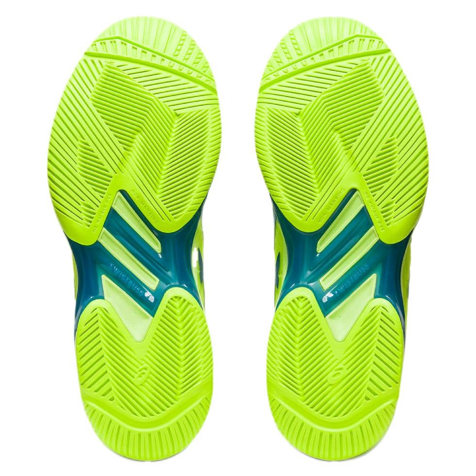Asics Solution Speed FF 2 Women's Tennis Shoe (Green/Blue) - RacquetGuys.ca