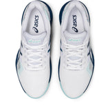 Asics Gel Game 8 Women's Tennis Shoe (White/Light Indigo)