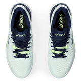 Asics Gel Resolution 9 Clay Women's Tennis Shoe (Pale Mint/Blue Expanse)