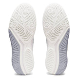 Asics Gel Resolution 9 Wide Women's Tennis Shoe (White/Pure Silver)