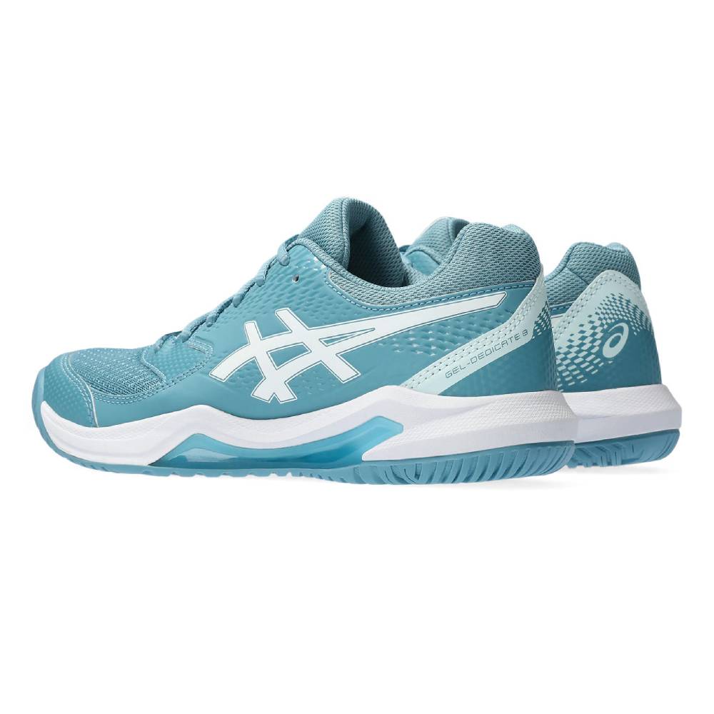 Asics Gel Dedicate 8 Women's Tennis Shoe (Blue/White)