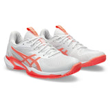 Asics Solution Speed FF 3 Women's Tennis Shoe (White/Pink)