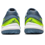 Asics Gel Resolution 9 GS Junior Tennis Shoe (Blue/Green)