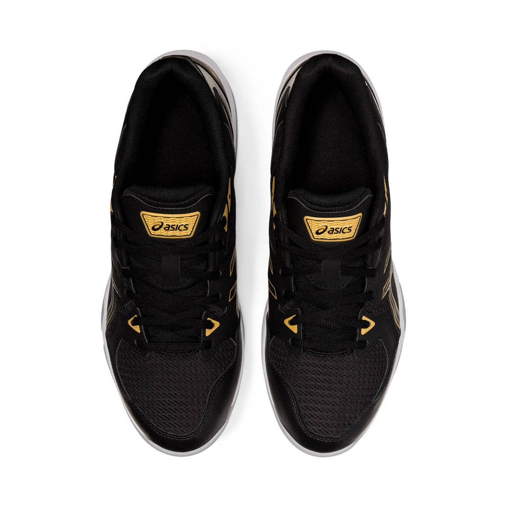 Gel Rocket Men's Court Shoe (Black/Pure Gold) | RacquetGuys