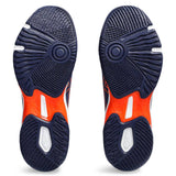 Asics Gel Rocket 11 Wide Men's Indoor Court Shoe (Peacoat/Orange) - RacquetGuys.ca