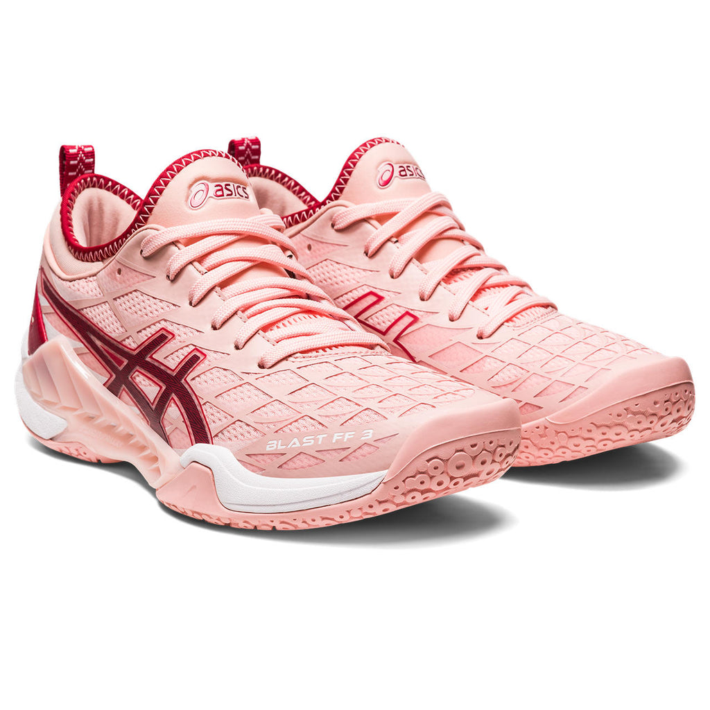 Asics Blast 3 Indoor Court Shoe (Frosted Rose/Cranberry) | RacquetGuys