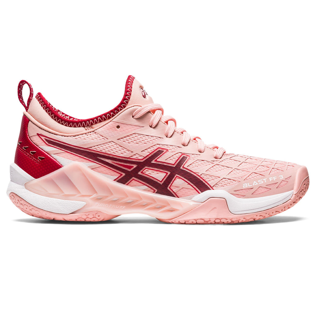 Asics Blast 3 Indoor Court Shoe (Frosted Rose/Cranberry) | RacquetGuys