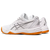 Asics Gel Upcourt 5 Women's Indoor Court Shoe (White/Pure Silver)