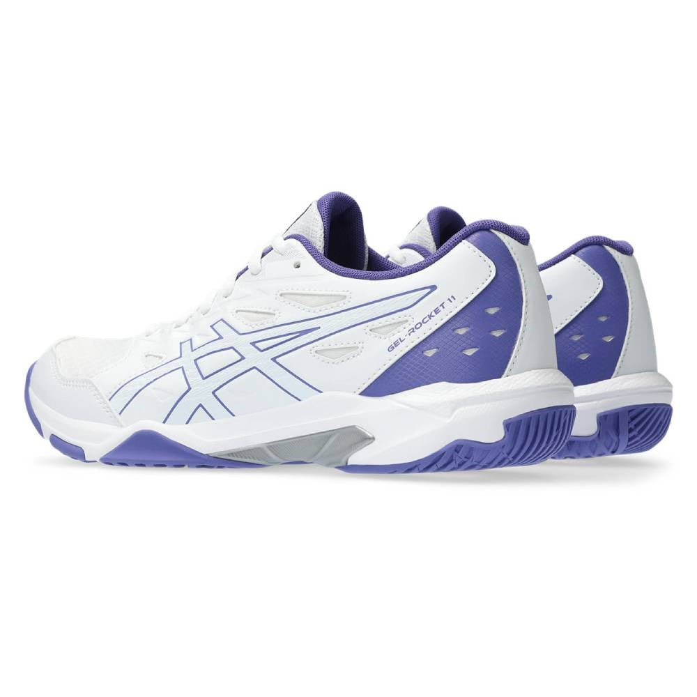 Asics Gel Rocket 11 Women's Indoor Court Shoe (White/Purple)