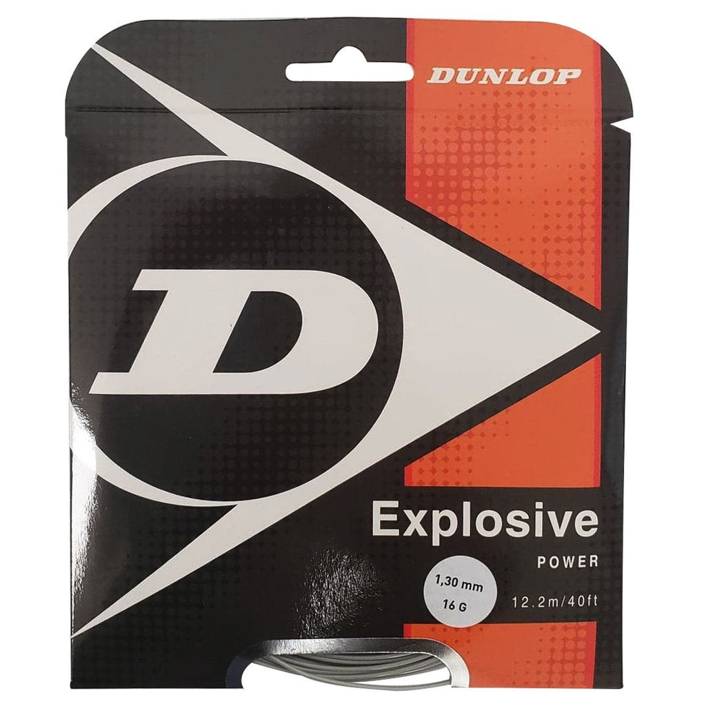 Dunlop Explosive 16 G Tennis String (Grey) - RacquetGuys.ca
