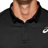 Asics Men's Club Polo (Black) - RacquetGuys