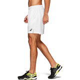 Asics Men's Club Shorts (White) - RacquetGuys