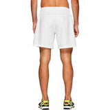 Asics Men's Club 7 Inch Shorts (White) - RacquetGuys