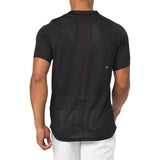 Asics Men's Gel Cool Short Sleeve Top (Black) - RacquetGuys