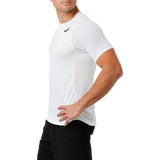 Asics Men's Gel Cool Short Sleeve Top (White) - RacquetGuys