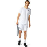 Asics Men's Match Short Sleeve Top (White)