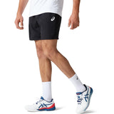 Asics Men's 7-Inch Shorts (Perfomance Black/Grey) - RacquetGuys