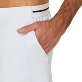 Asics Men's Match 7-Inch Shorts (White) - RacquetGuys.ca