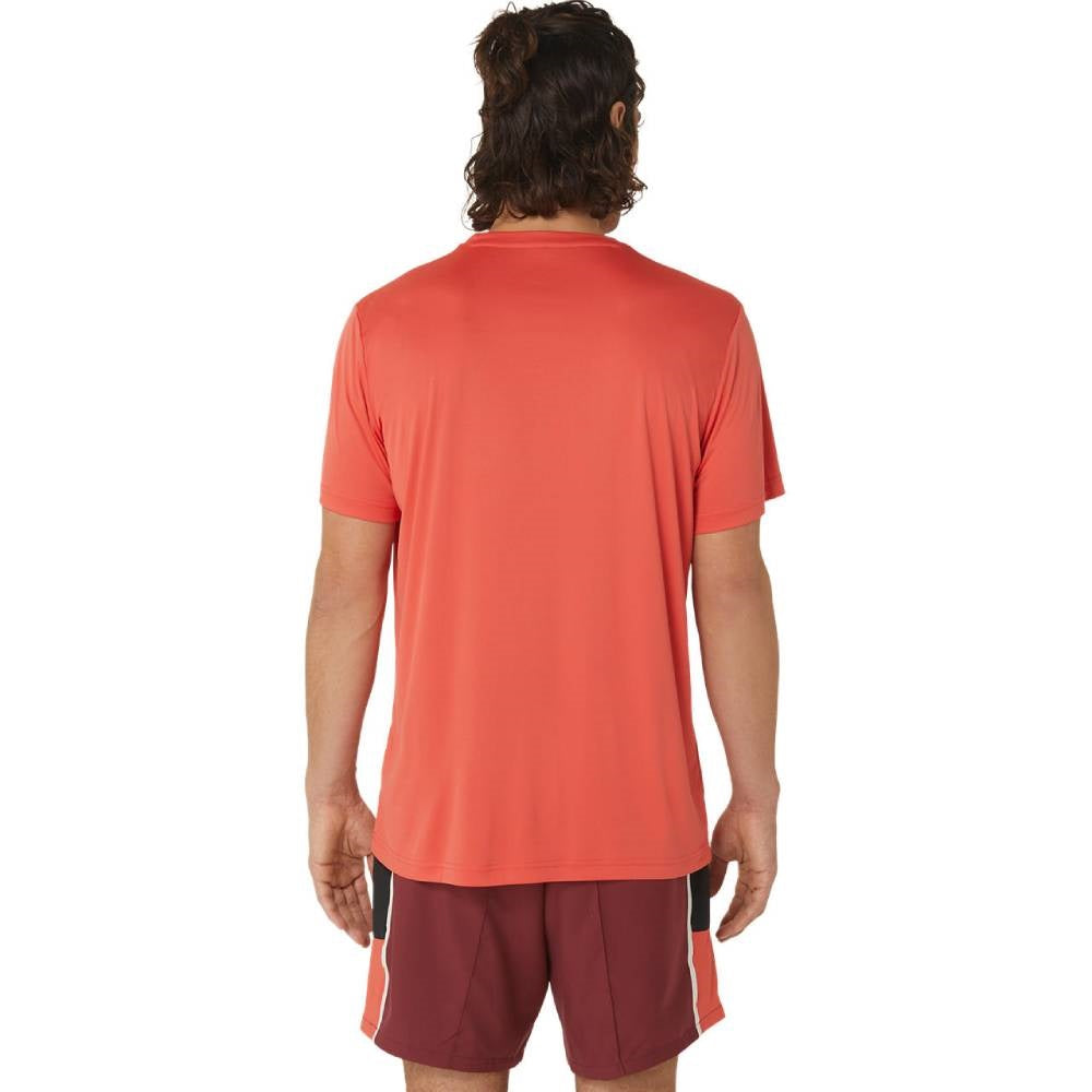 Asics Men's Court GS Graphic Tee Top (Red)