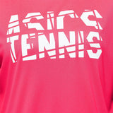 Asics Women's Practice Graphic Short Sleeve (Laser Pink) - RacquetGuys