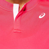 Asics Women's Practice Polo (Pink) - RacquetGuys