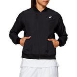 Asics Women's Practice Jacket (Black) - RacquetGuys