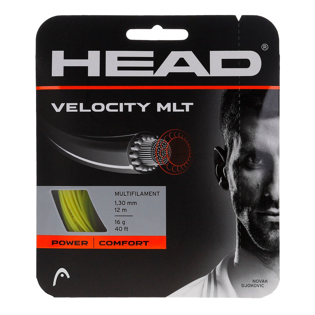 Head Velocity MLT 16 Tennis String (Yellow) - RacquetGuys.ca