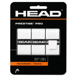 Head Prestige Pro Overgrip 3 Pack (White) - RacquetGuys