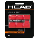 Head Xtreme Soft Overgrip 3 Pack (Red) - RacquetGuys