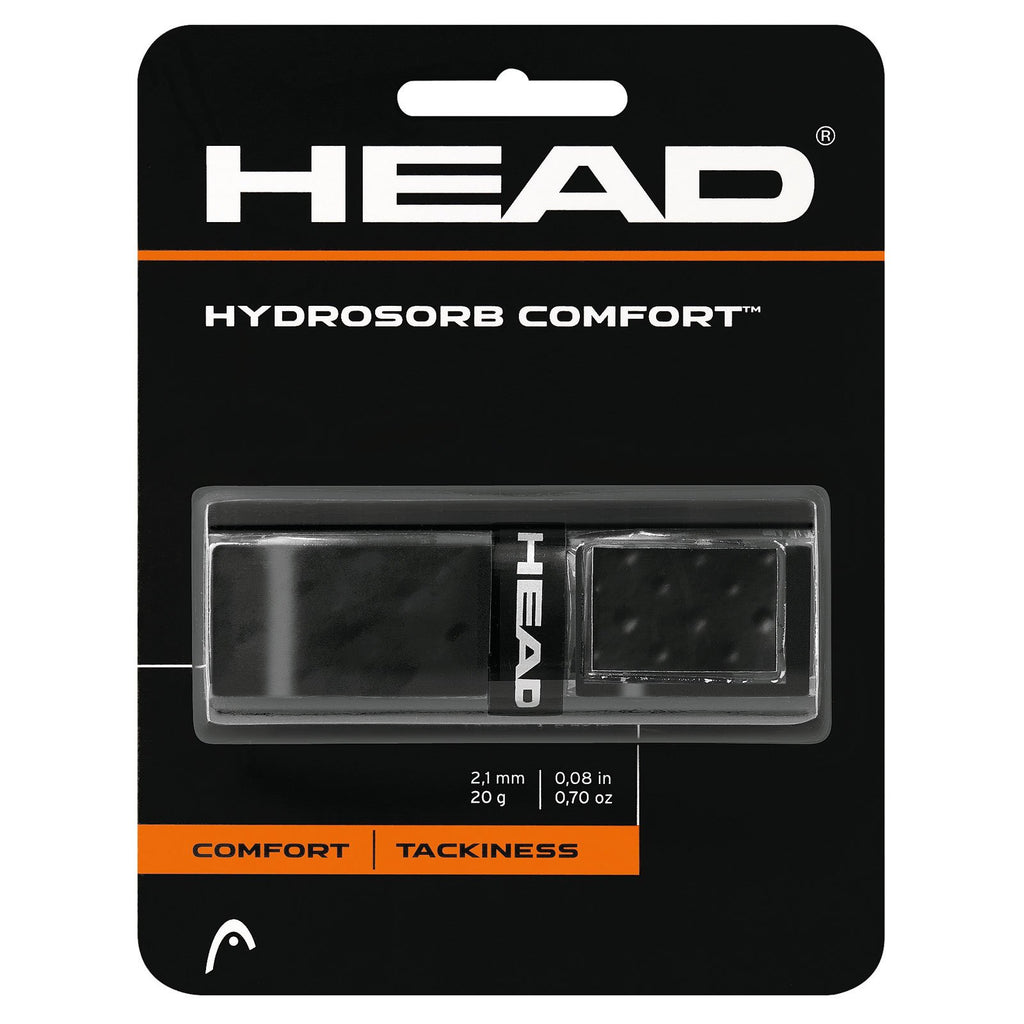 Head Hydrosorb Comfort Replacement Grip (Black) - RacquetGuys