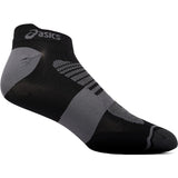 Asics Men's Quick Lyte Plus 3-Pack Socks (Perf Black/Grey) - RacquetGuys