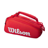 Wilson Super Tour 9 Pack Racquet Bag (Red)