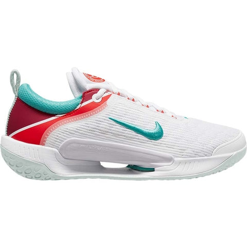 Nike Court Zoom NXT Men's Tennis Shoe (White/Washed Teal) - RacquetGuys.ca