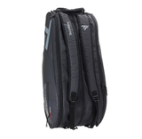 Tecnifibre Team Dry 12 Racquet Bag (Black/Silver)