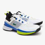 Lacoste AG-LT21 Ultra Textile Men's Tennis Shoes (White/Blue) - RacquetGuys.ca