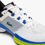 Lacoste AG-LT21 Ultra Textile Men's Tennis Shoes (White/Blue) - RacquetGuys.ca