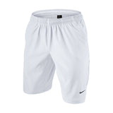 Nike Men's Flex 11-Inch Shorts (White/Black) - RacquetGuys.ca