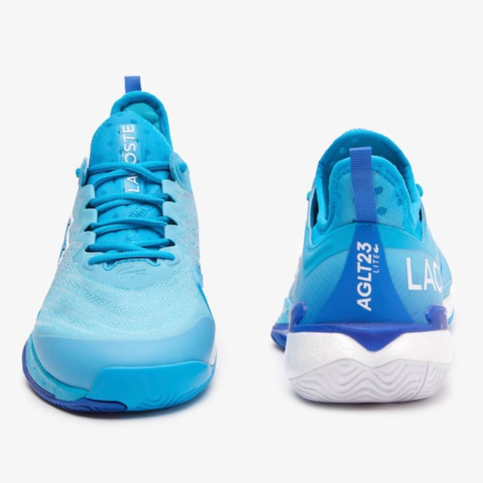 Lacoste AG-LT23 Lite Men's Tennis Shoes (Blue/White)
